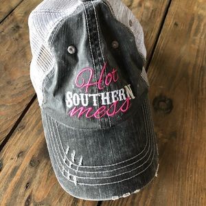 Hot southern mess baseball cap